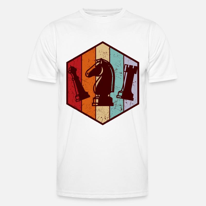 Schach Männer Funktions-T-Shirt