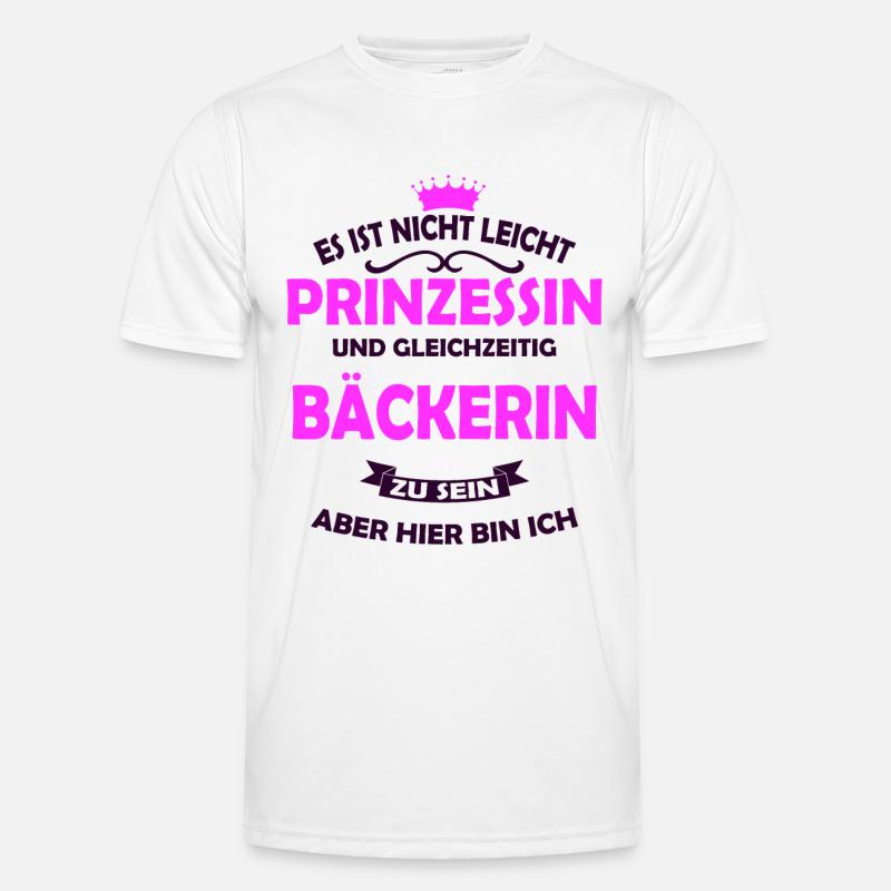 Bäckerin Männer Funktions-T-Shirt