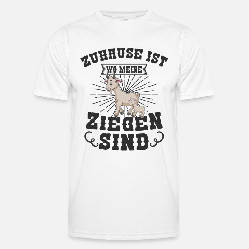Ziege Männer Funktions-T-Shirt