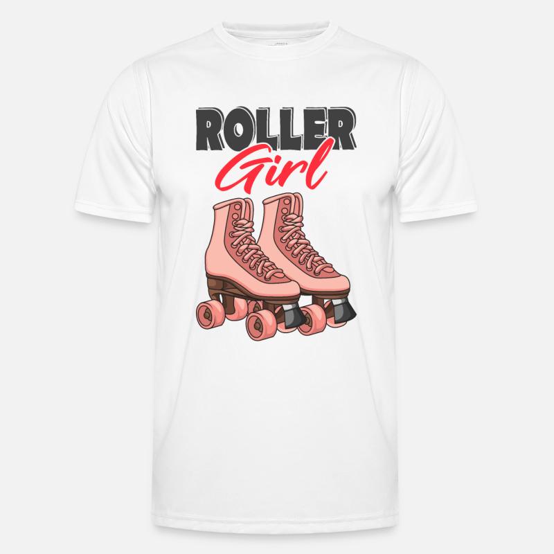 Rollschuhe Männer Funktions-T-Shirt