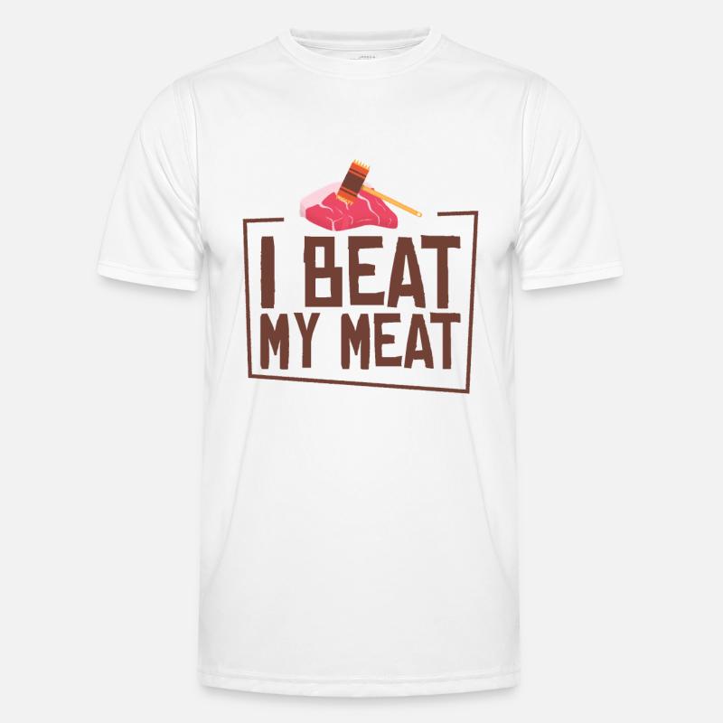 Chefkoch Kulinarisch Fleischliebhaber Kochen Männer Funktions-T-Shirt