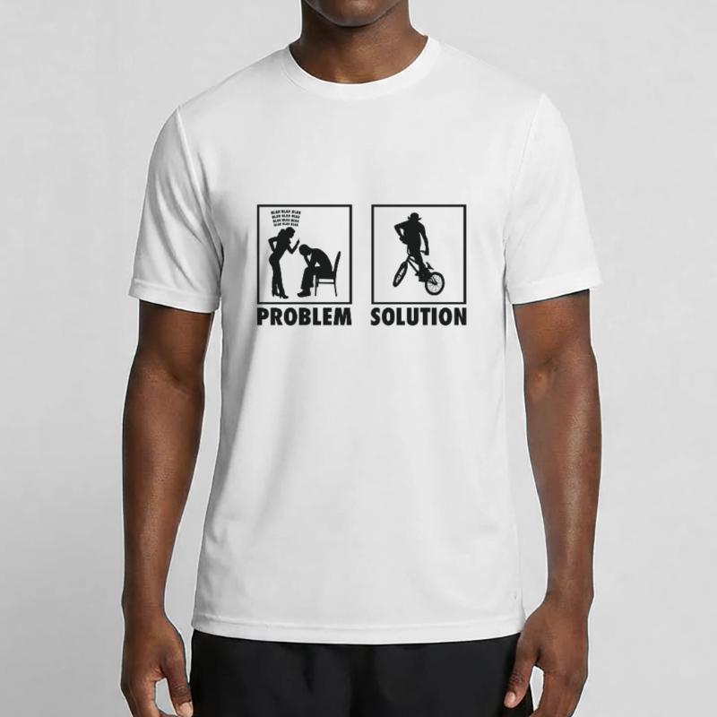 BMX Bikers Statement Problem Solution. Männer Funktions-T-Shirt