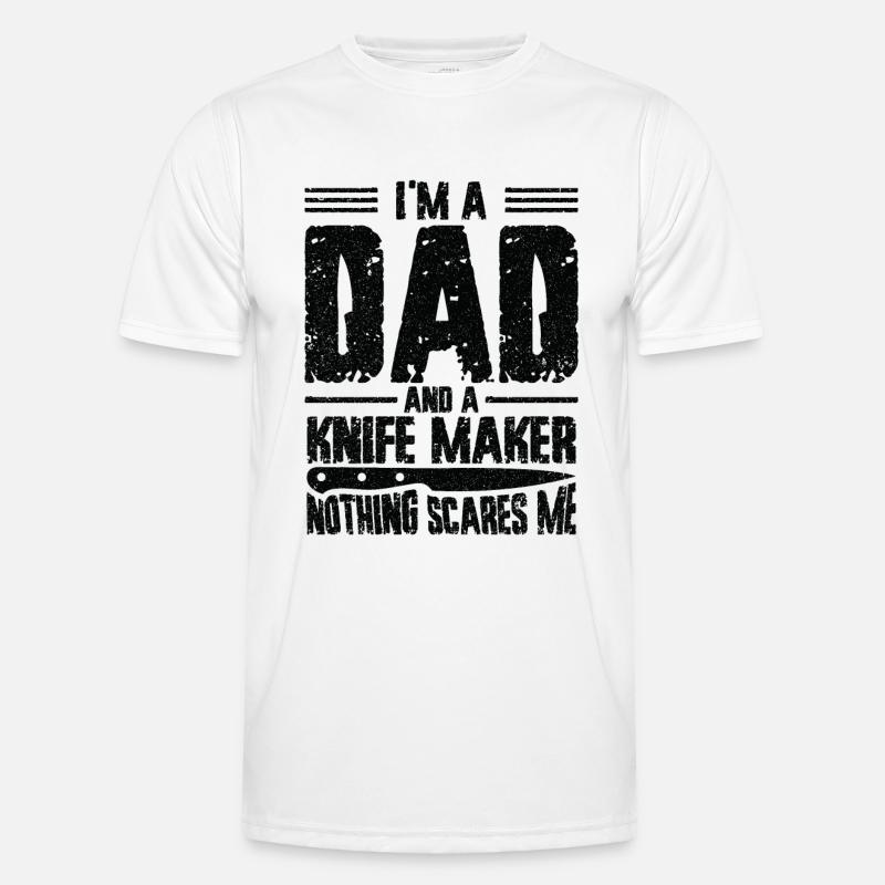 Knifemaking Knife Making Bladesmith Smithing Knife Men's Functional T-Shirt