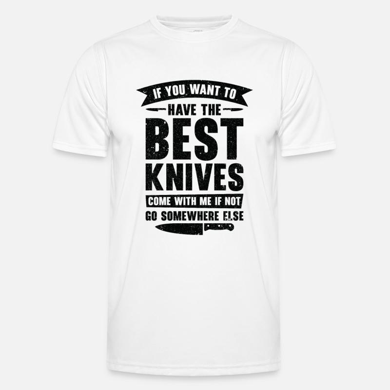 Knifemaking Knife Making Bladesmith Smithing Men's Functional T-Shirt