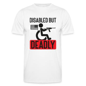 2nd Amendment Gun Lover Pro Gun Control - Men's Functional T-Shirt - white - Front - AI Model Male 178 dark (178cm)