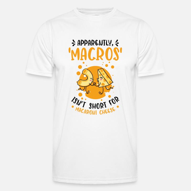 Keto Macros Dietitian Macaroni & Cheese Men's Functional T-Shirt