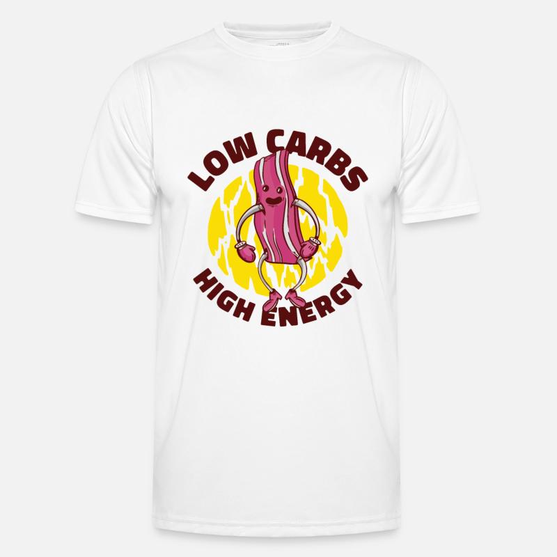 Keto-Diätassistent Low Carb Lebensmittel Männer Funktions-T-Shirt