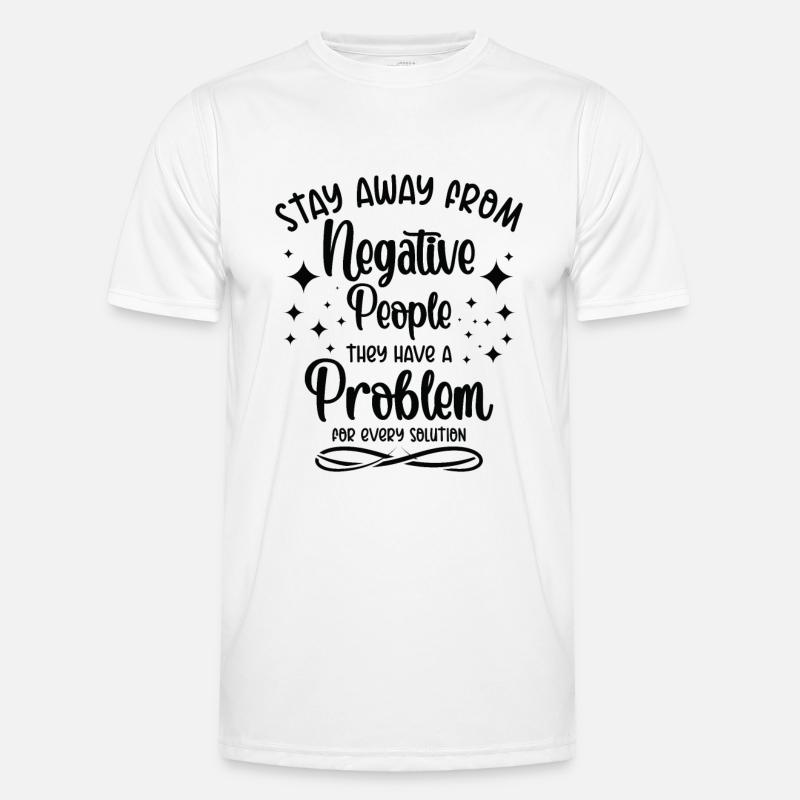 Problem Solution Critical Thinkers Positive Men's Functional T-Shirt