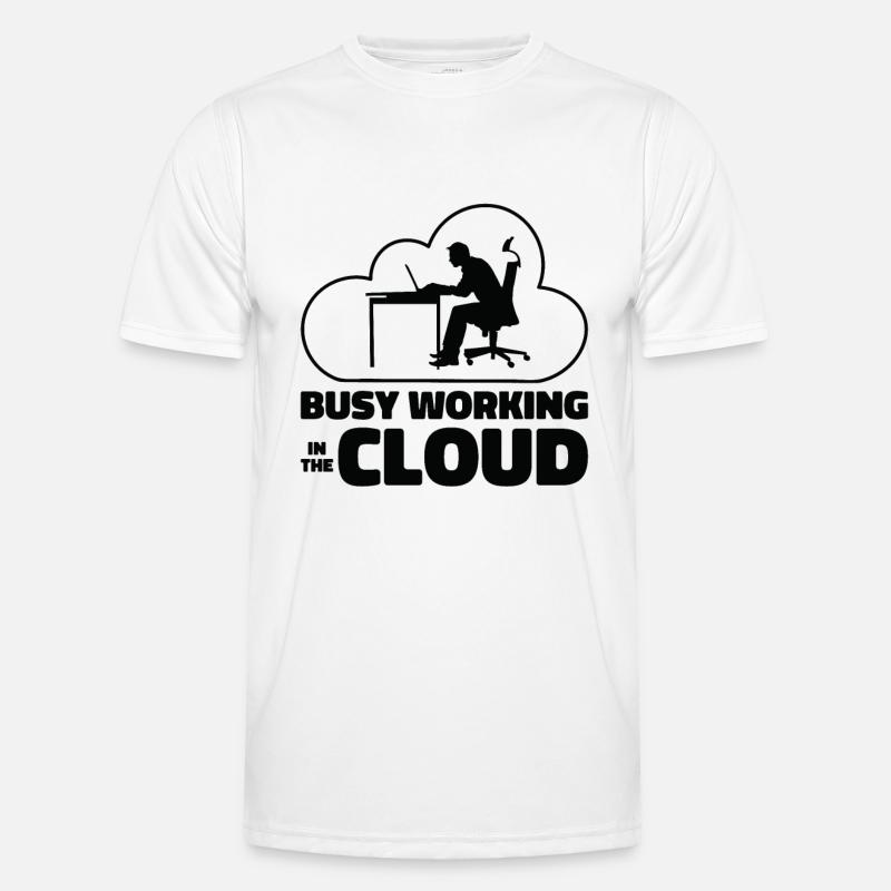 Encodage des programmeurs de cloud computing T-shirt sport Homme