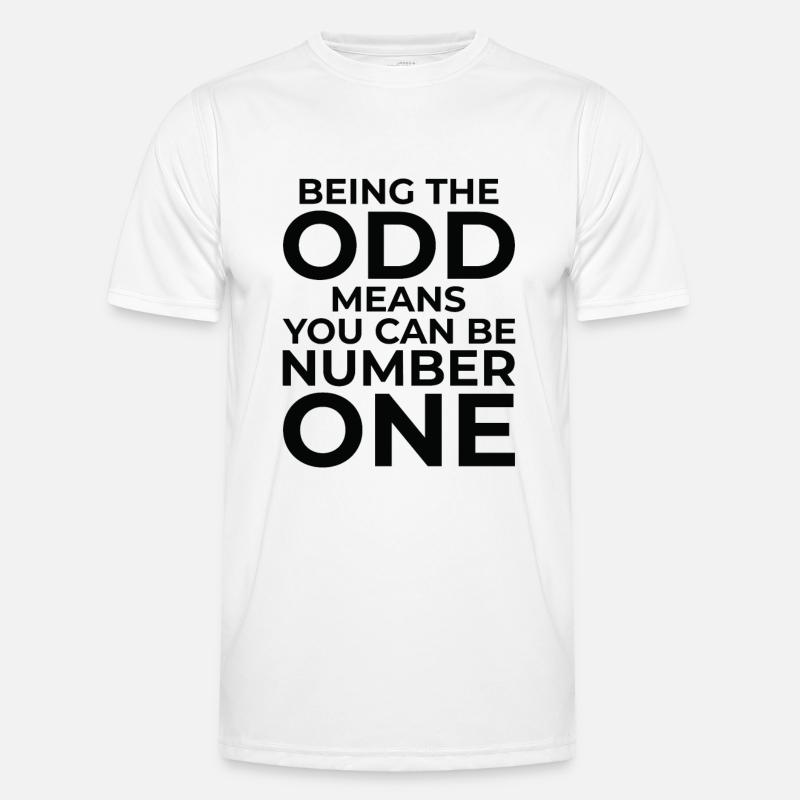 Math Odd Number Mathematics Smart Inspirational Men's Functional T-Shirt