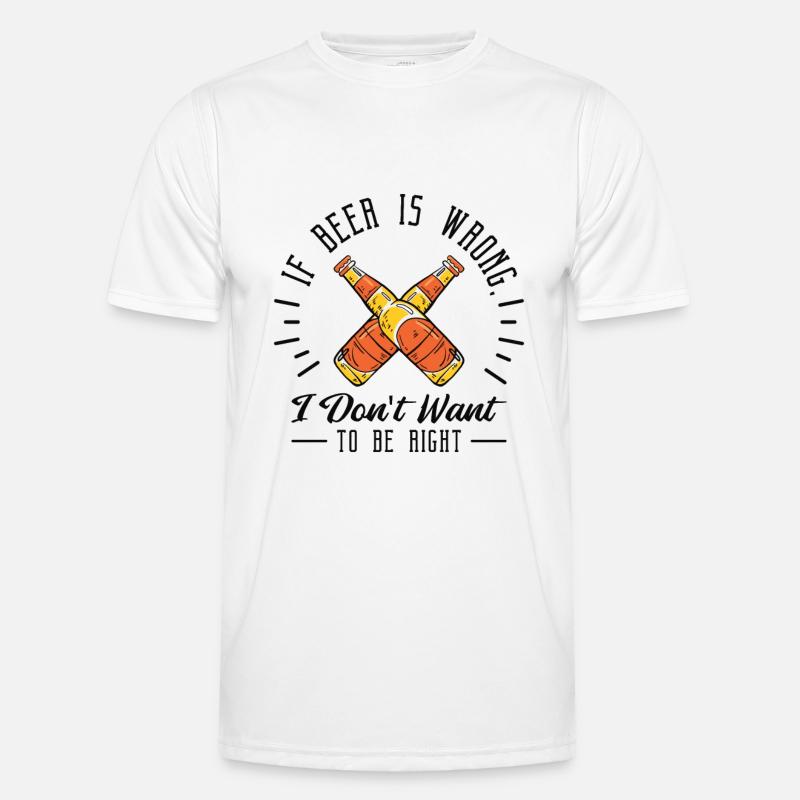 Beer Lover Brewery Drinker Funny Drinking Alcohol Men's Functional T-Shirt