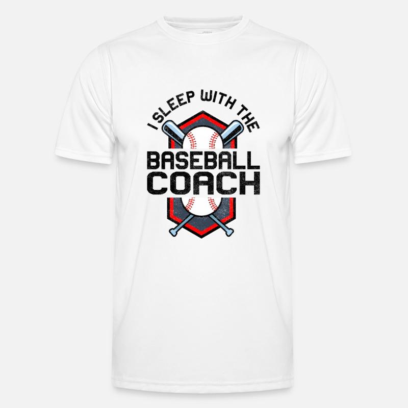 Baseball-Trainerin Ehefrau Berufstätige Mutter Männer Funktions-T-Shirt