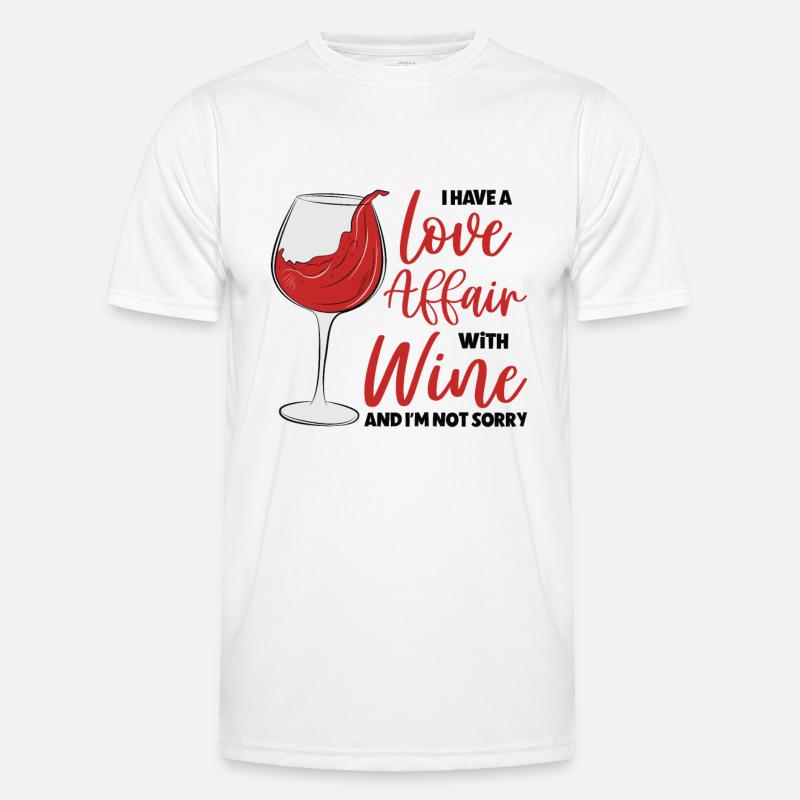 Wine Drinking Wine Tasting Wine Lover Men's Functional T-Shirt
