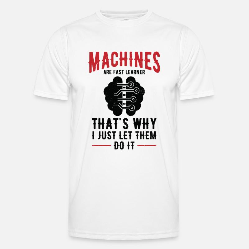 Machine Learning Artificial Intelligence AI Men's Functional T-Shirt