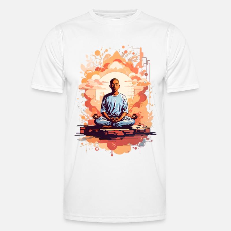 Exercice de méditation T-shirt sport Homme