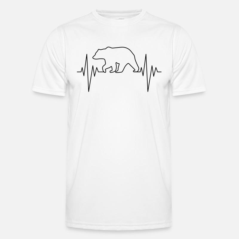 Bear Pulse Männer Funktions-T-Shirt