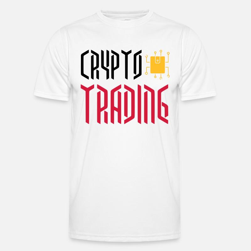 CRYPTOCURRENCIES / CRYPTOS / CRYPTOLOGY TRADING - Men's Functional T-Shirt - white