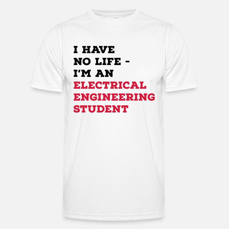 Electrical Engineering Studies - Men's Functional T-Shirt - white