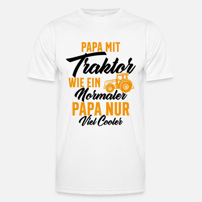 papa nit traktor wie ein normaler Männer Funktions-T-Shirt