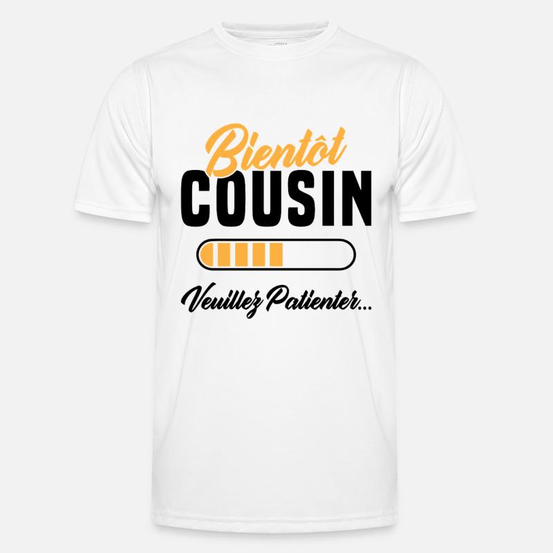 Bald Cousin, bitte warten Männer Funktions-T-Shirt