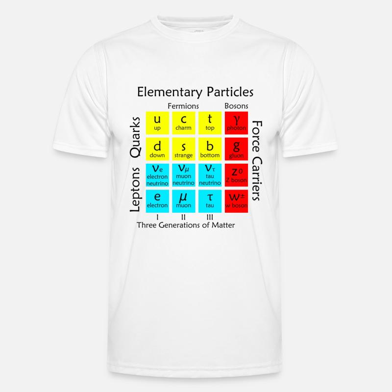 Elementary Particles - Men's Functional T-Shirt - white