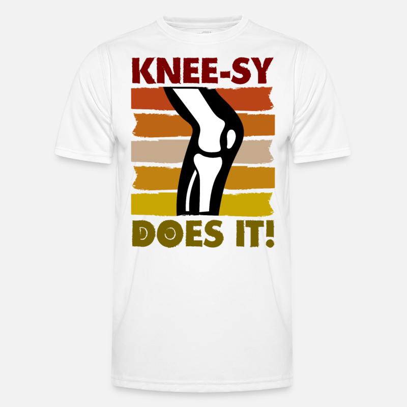 Knee-sy does it! Männer Funktions-T-Shirt