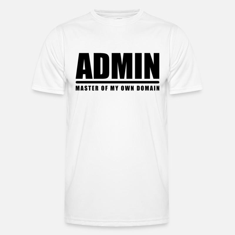 Admin administrator domain master master website Men's Functional T-Shirt