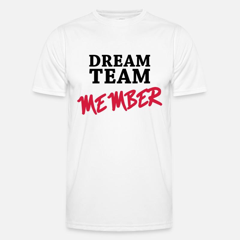 Dream Team Member - Men's Functional T-Shirt - white