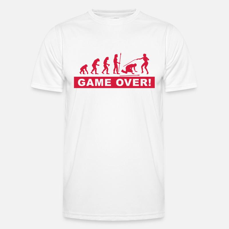 evolution_wedding4 - Men's Functional T-Shirt - white