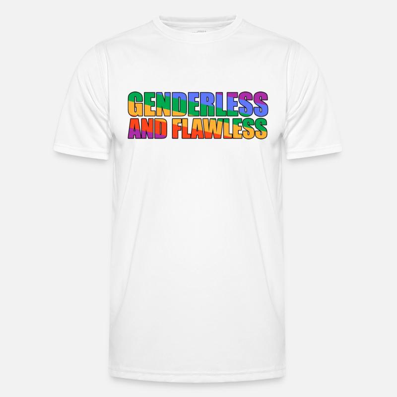 Androgyn Geschlechtslos Und Makellos Männer Funktions-T-Shirt