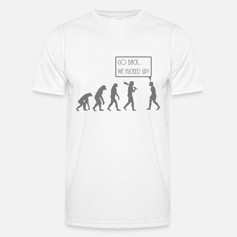 evolution - Men's Functional T-Shirt - white