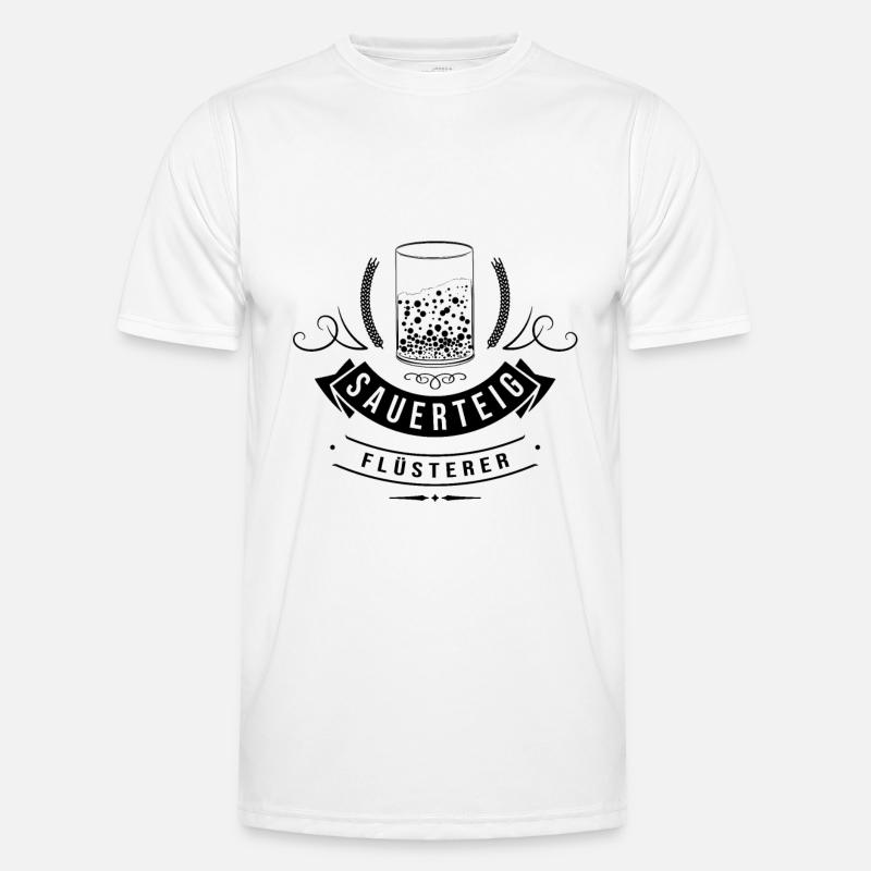 Baking Baker Sourdough Bread Master - Men's Functional T-Shirt - white