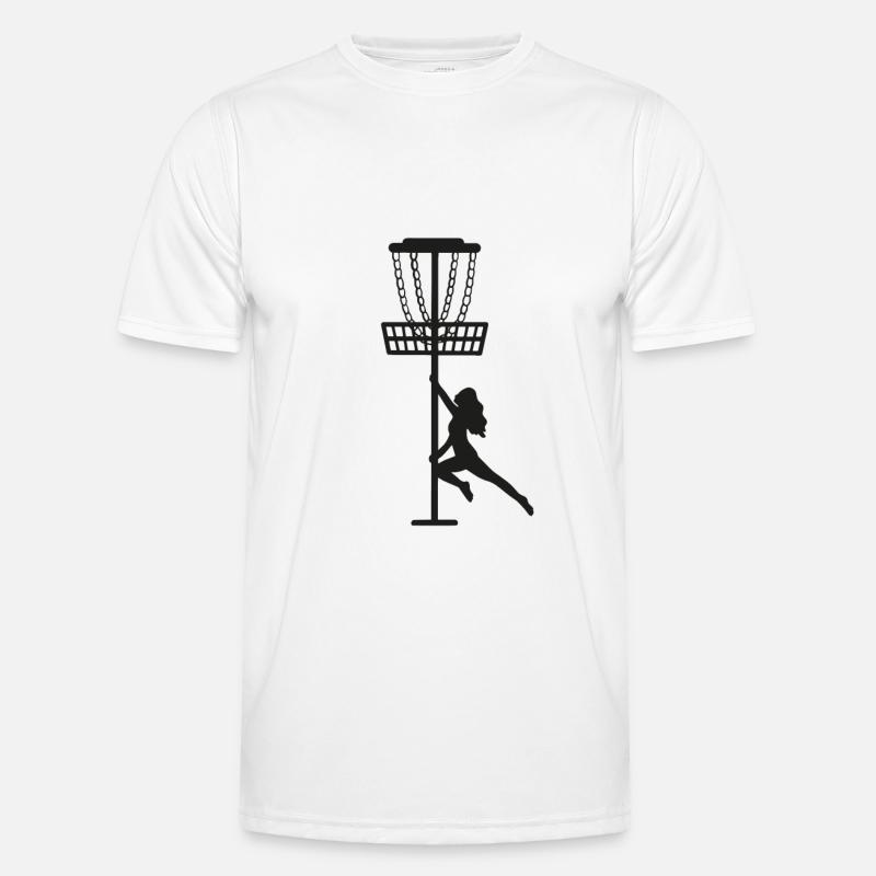 Disc Golf Frisbee Disc Golf Stripper Golfer Männer Funktions-T-Shirt
