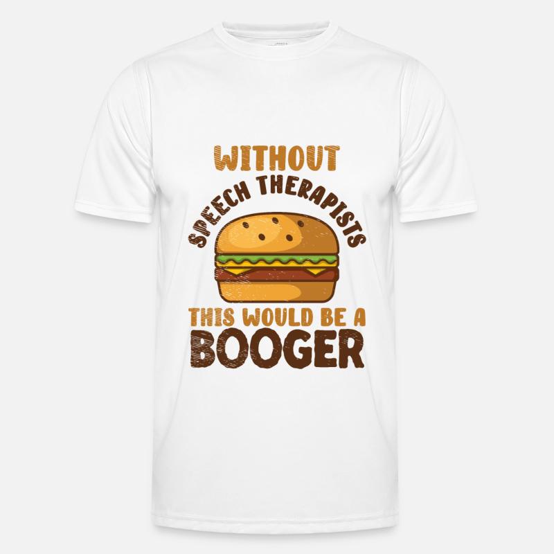 Sprachpathologe Logopäde Logopädie - Männer Funktions-T-Shirt - Weiß