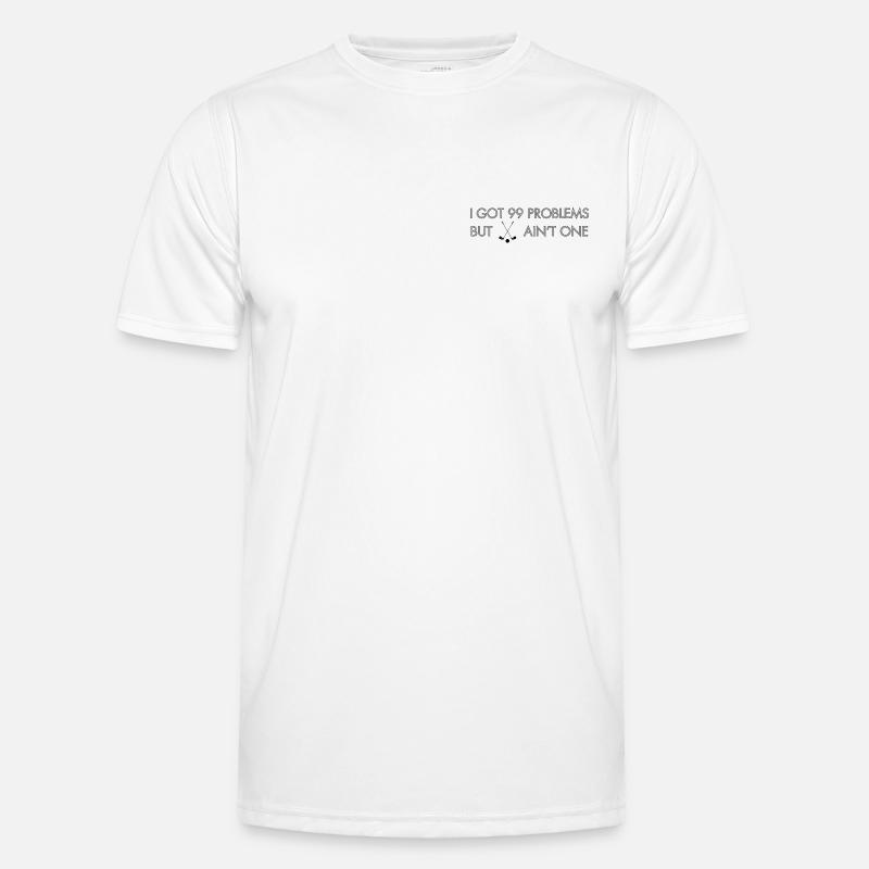99 Problems - Golf - Männer Funktions-T-Shirt - Weiß