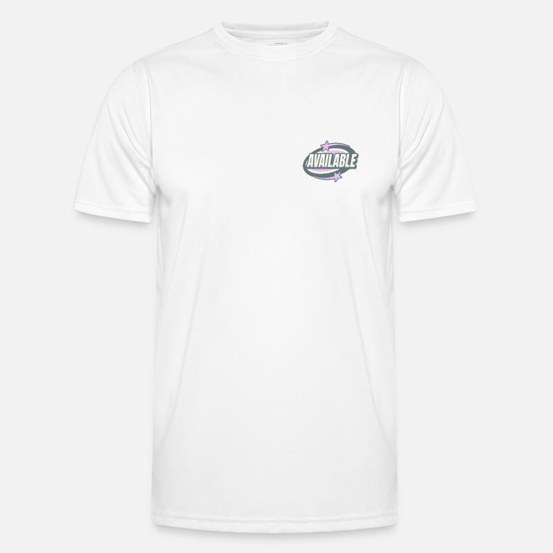 Available - Männer Funktions-T-Shirt - Weiß