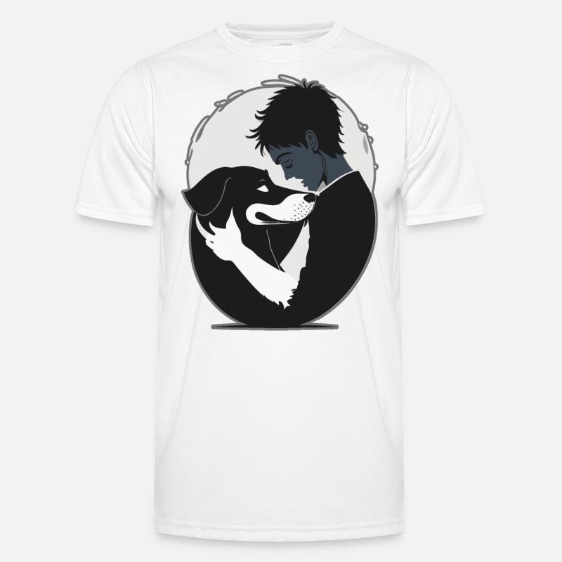 Câlin de chien T-shirt sport Homme
