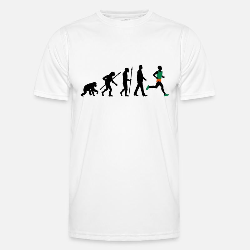 evolution_laufer_102012_a_3c - Men's Functional T-Shirt - white