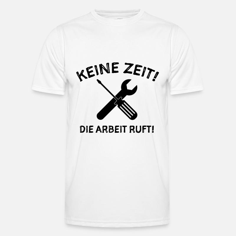 Handwerker Tischler Schreiner Sprüche Männer Funktions-T-Shirt