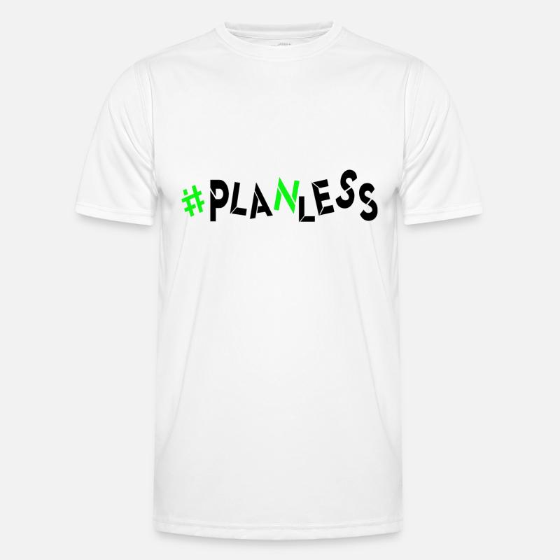 no idea today no plan burnout planless headless Men's Functional T-Shirt