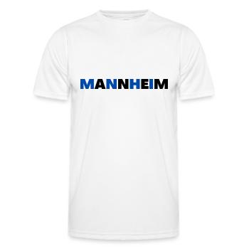 Mannheim - T-shirt sport Homme - blanc - Devant - AI Model Male 178 dark (178cm)