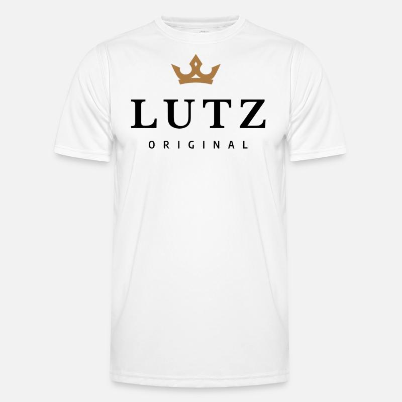 Lutz - Männer Funktions-T-Shirt - Weiß