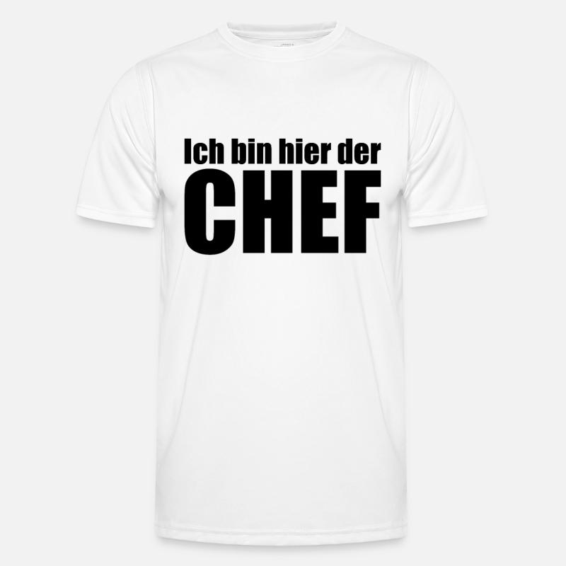 Chef Männer Funktions-T-Shirt