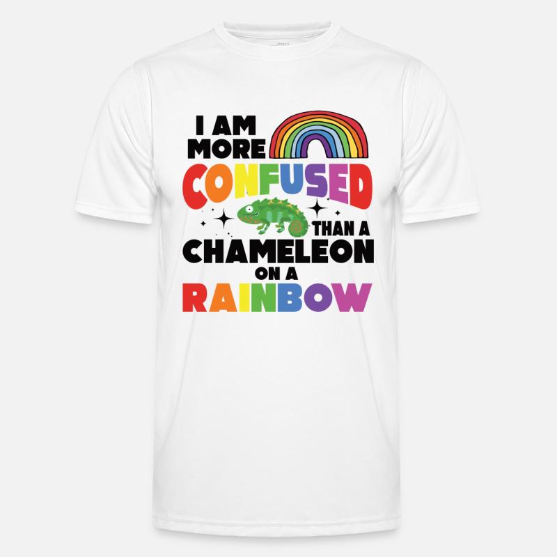 Ich Bin Verwirrter Als Ein Chamäleon Männer Funktions-T-Shirt