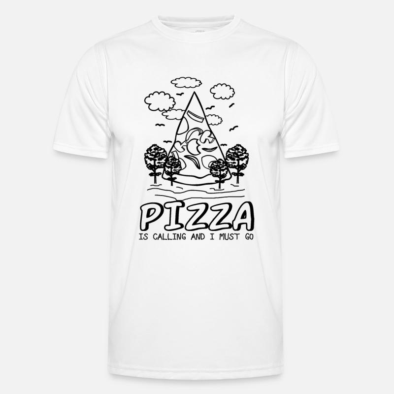 PIZZA Wandern Männer Funktions-T-Shirt