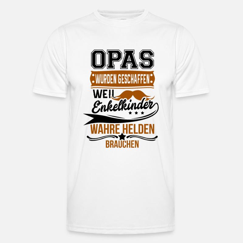 Opa Spruch Männer Funktions-T-Shirt