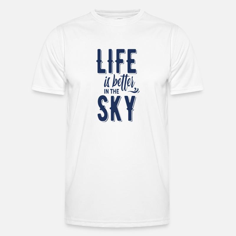 Fallschirm Männer Funktions-T-Shirt