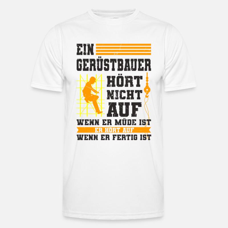 Gerüstbauer Männer Funktions-T-Shirt
