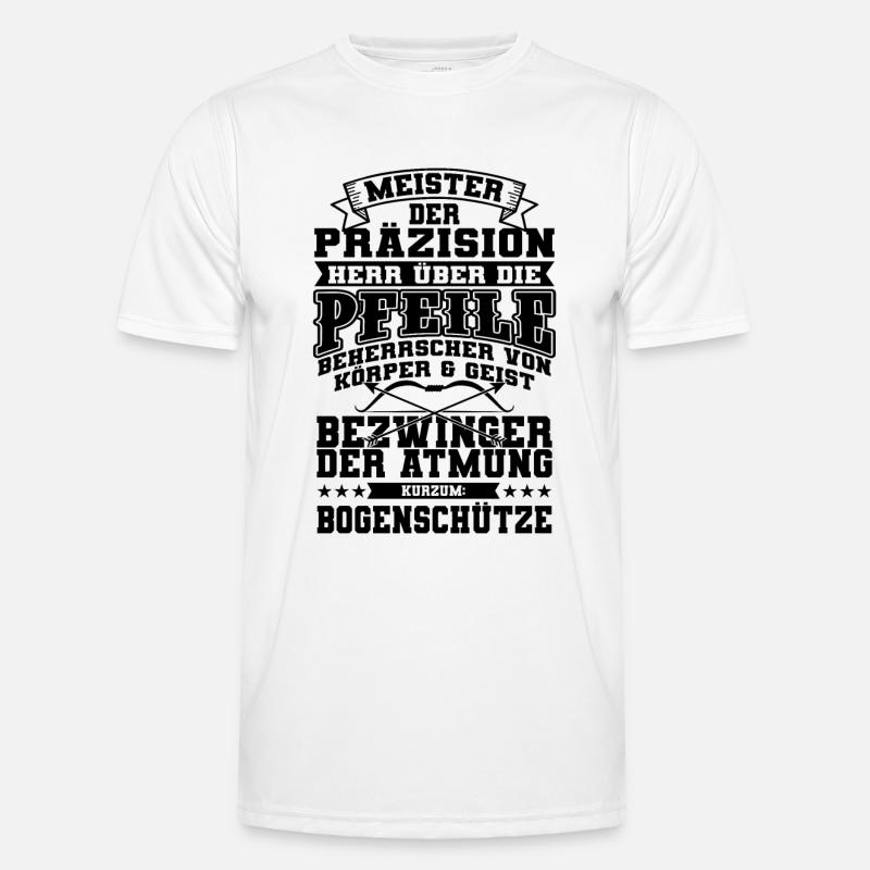 Bogenschütze Männer Funktions-T-Shirt