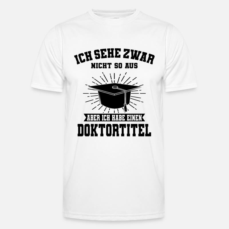 Doktortitel Männer Funktions-T-Shirt
